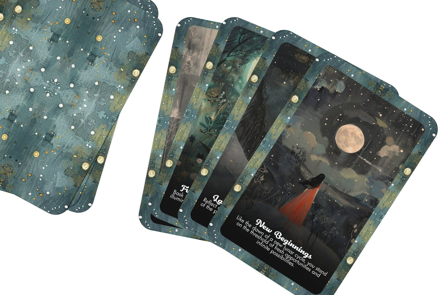 Moon Phases and Celestial Energy Oracle - 22 Oracle Cards
