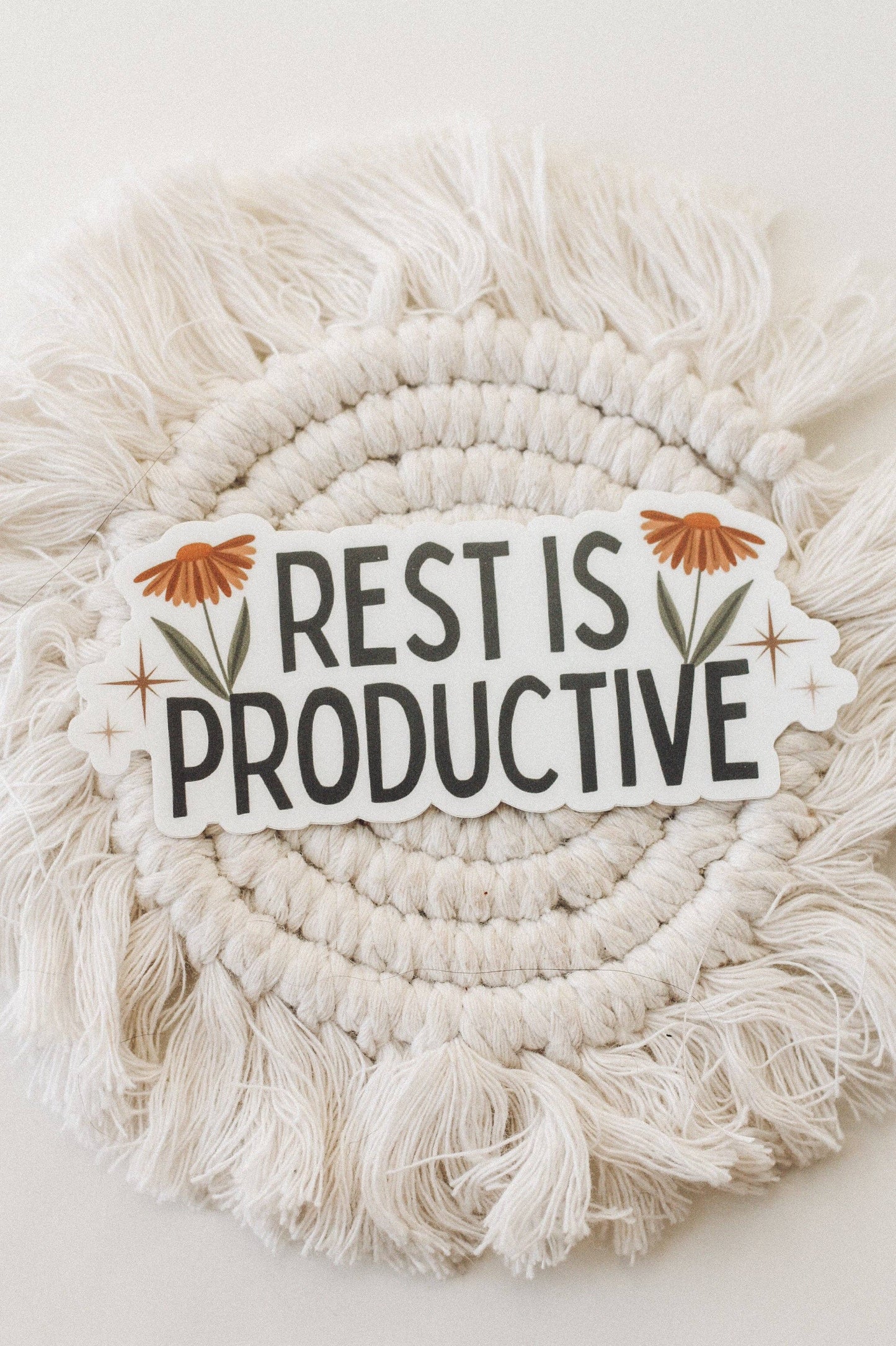 "Rest is Productive" Sticker