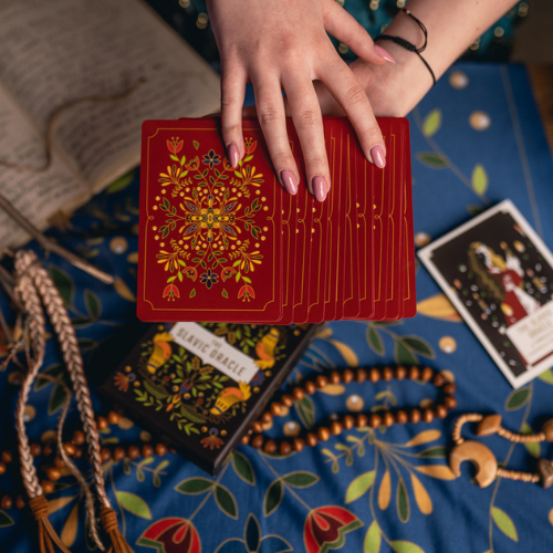 Slavic Style Floral Altar Cloth